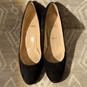 Christian Louboutin Eloise black suede pump
